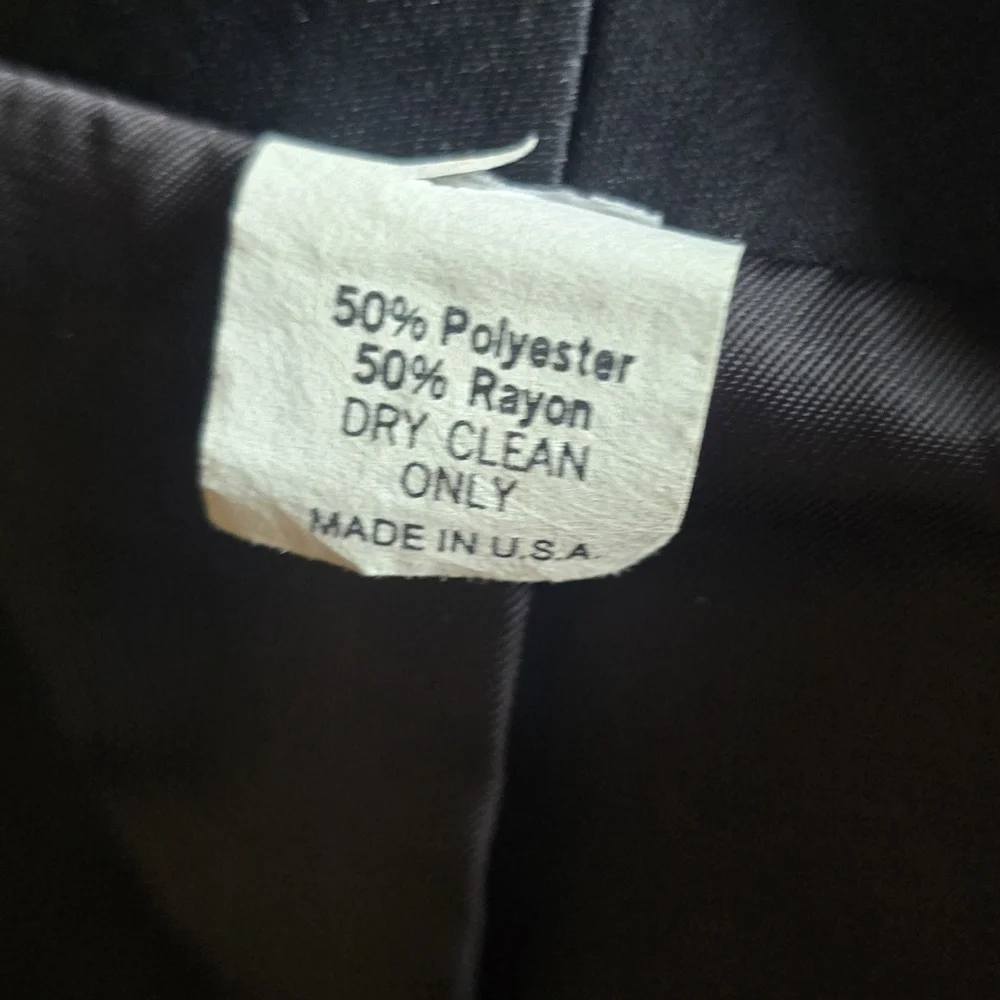 Vintage Y2k New Wave Tuxedo Blazer 80s 90s Gray Black Punk